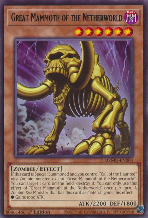 Great Mammoth of the Netherworld [MZMU-EN004] Rare | Gear Gaming Bentonville