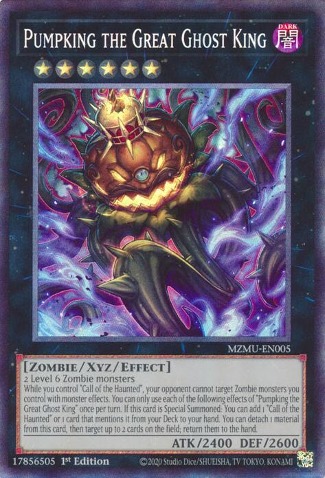 Pumpking the Great Ghost King (Collector's Rare) [MZMU-EN005] Collector's Rare | Gear Gaming Bentonville