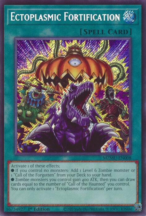 Ectoplasmic Fortification [MZMU-EN008] Secret Rare | Gear Gaming Bentonville