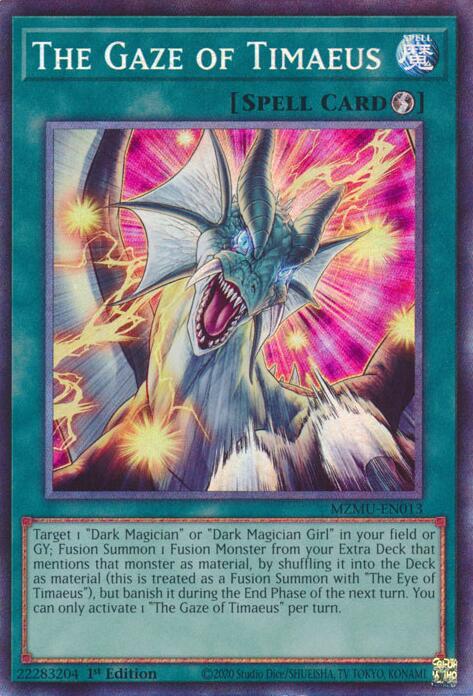 The Gaze of Timaeus (Collector's Rare) [MZMU-EN013] Collector's Rare | Gear Gaming Bentonville
