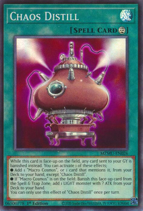 Chaos Distill [MZMU-EN026] Super Rare | Gear Gaming Bentonville