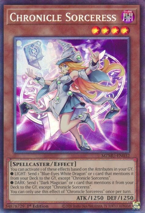 Chronicle Sorceress (Collector's Rare) [MZMU-EN032] Collector's Rare | Gear Gaming Bentonville
