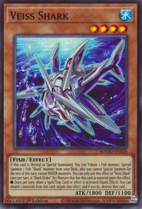 Veiss Shark [MZMU-EN034] Super Rare | Gear Gaming Bentonville