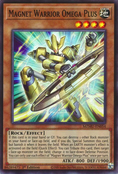 Magnet Warrior Omega Plus [MZMU-EN054] Super Rare | Gear Gaming Bentonville
