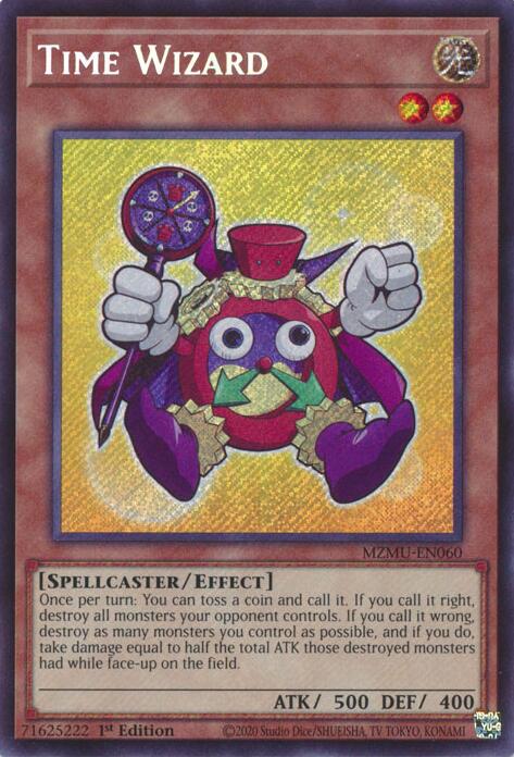 Time Wizard [MZMU-EN060] Secret Rare | Gear Gaming Bentonville