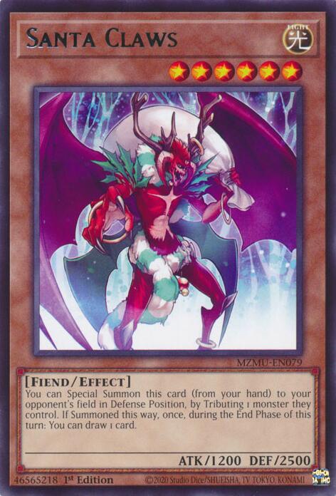 Santa Claws [MZMU-EN079] Rare | Gear Gaming Bentonville