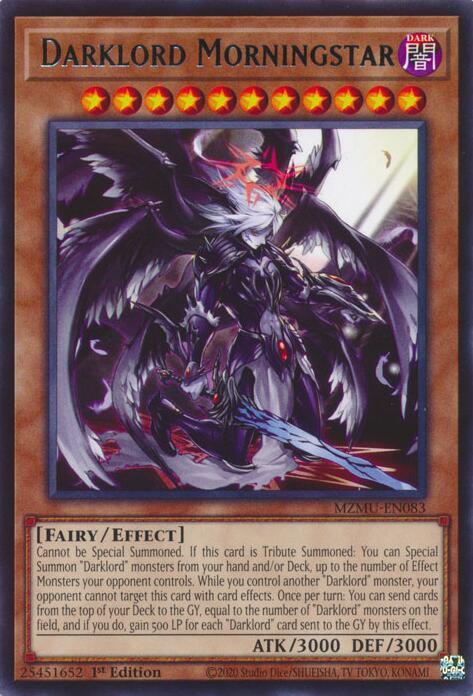 Darklord Morningstar [MZMU-EN083] Rare | Gear Gaming Bentonville