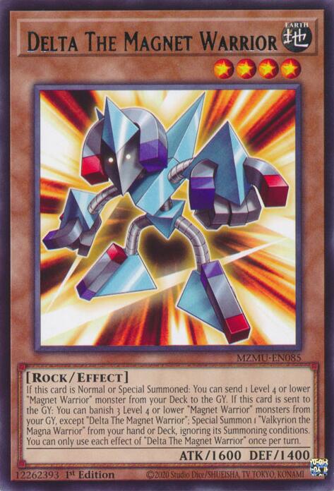 Delta The Magnet Warrior [MZMU-EN085] Rare | Gear Gaming Bentonville
