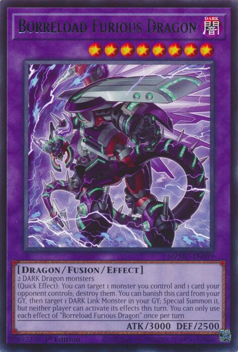 Borreload Furious Dragon [MZMU-EN099] Rare | Gear Gaming Bentonville