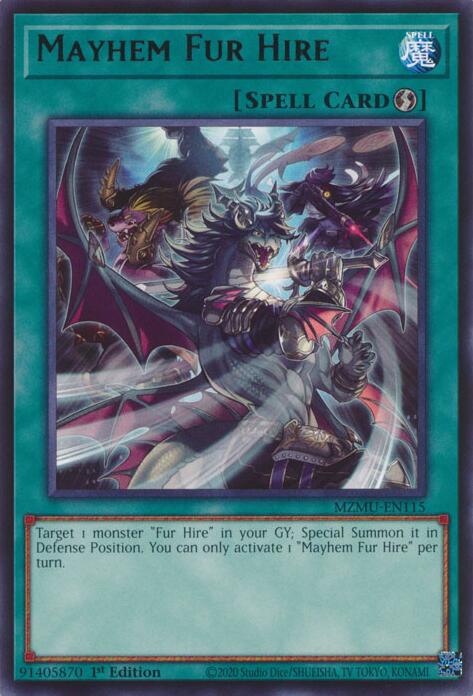 Mayhem Fur Hire [MZMU-EN115] Rare | Gear Gaming Bentonville