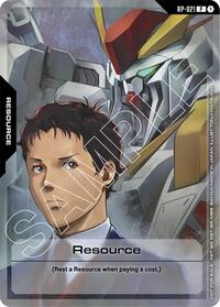 Resource (RP-021) (Mobile Suit Gundam: Hathaway's Flash) (RP-021) [Promotional Resource Tokens] | Gear Gaming Bentonville