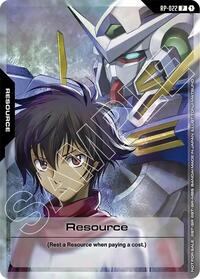 Resource (RP-022) (Mobile Suit Gundam 00) (RP-022) [Promotional Resource Tokens] | Gear Gaming Bentonville