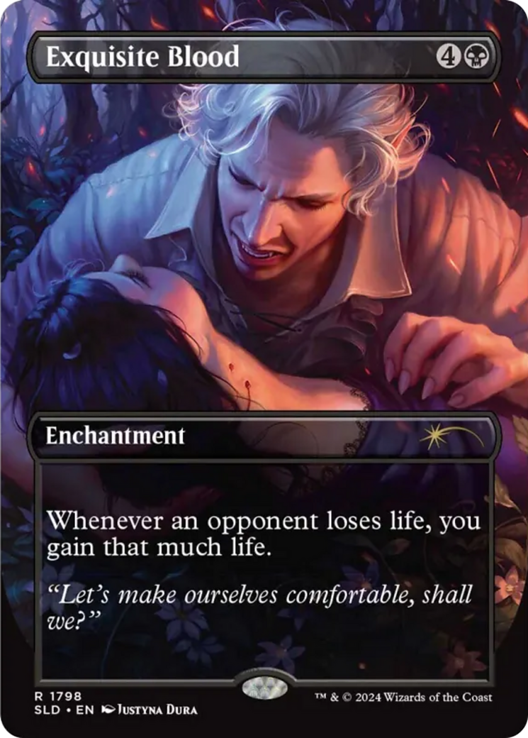Exquisite Blood (Rainbow Foil) [Secret Lair Drop Series] | Gear Gaming Bentonville
