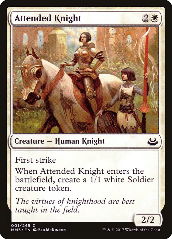 Attended Knight [Modern Masters 2017] | Gear Gaming Bentonville