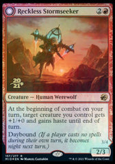 Reckless Stormseeker // Storm-Charged Slasher [Innistrad: Midnight Hunt Prerelease Promos] | Gear Gaming Bentonville