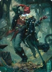 Tibalt, Cosmic Impostor Art Card [Kaldheim Art Series] | Gear Gaming Bentonville