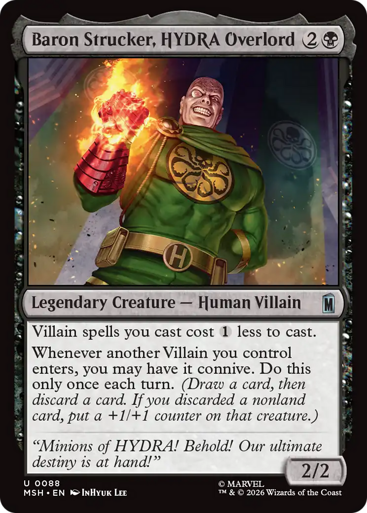 Baron Strucker, HYDRA Overlord [Marvel Super Heroes] | Gear Gaming Bentonville