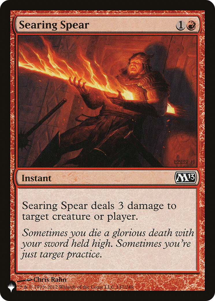 Searing Spear [The List Reprints] | Gear Gaming Bentonville