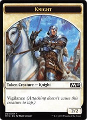 Knight // Thopter Double-Sided Token (Game Night) [Core Set 2019 Tokens] | Gear Gaming Bentonville
