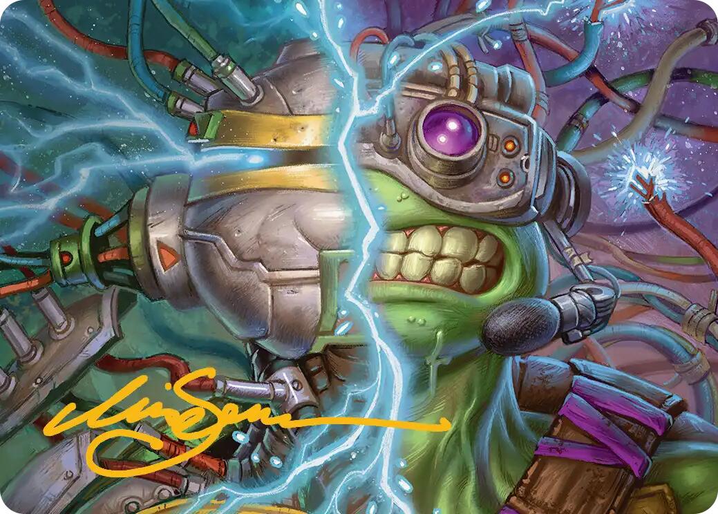 Mind Transfer Protocol Art Card (Gold-Stamped Signature) [Teenage Mutant Ninja Turtles Art Series] | Gear Gaming Bentonville