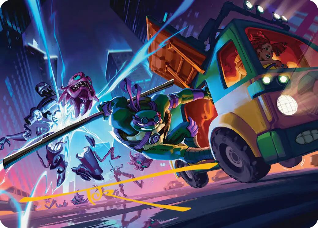 Donatello, Rad Scientist Art Card (Gold-Stamped Signature) [Teenage Mutant Ninja Turtles Art Series] | Gear Gaming Bentonville