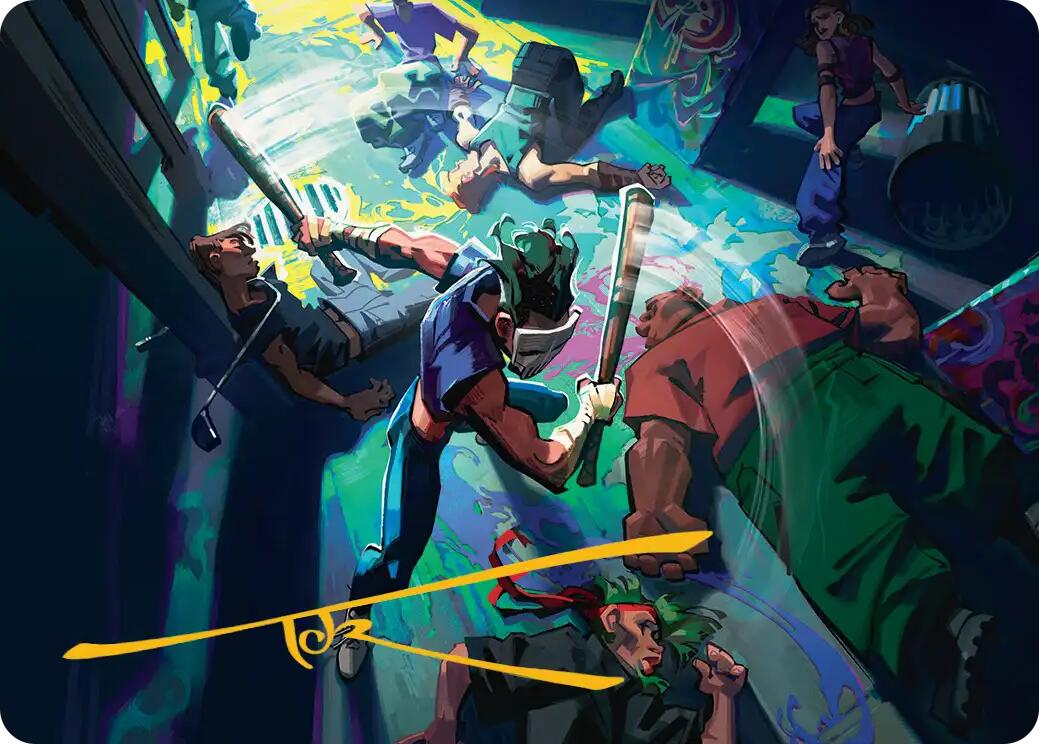 Pain 101 Art Card (Gold-Stamped Signature) [Teenage Mutant Ninja Turtles Art Series] | Gear Gaming Bentonville