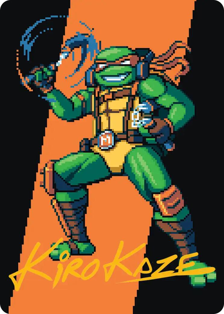 Michelangelo, the Heart Art Card (Gold-Stamped Signature) [Teenage Mutant Ninja Turtles Art Series] | Gear Gaming Bentonville