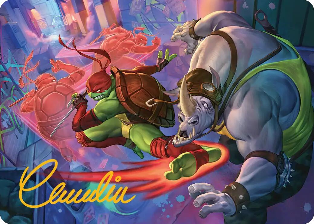 Super Combo Art Card (Gold-Stamped Signature) [Teenage Mutant Ninja Turtles Art Series] | Gear Gaming Bentonville