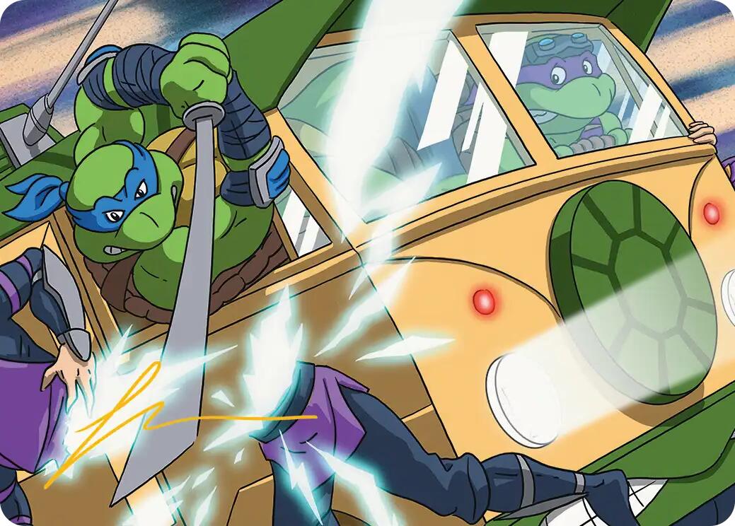 Don & Leo, Problem Solvers Art Card (Gold-Stamped Signature) [Teenage Mutant Ninja Turtles Art Series] | Gear Gaming Bentonville