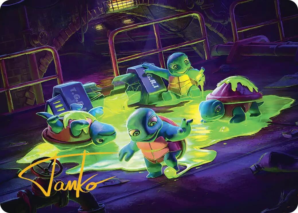The Ooze Art Card (Gold-Stamped Signature) [Teenage Mutant Ninja Turtles Art Series] | Gear Gaming Bentonville