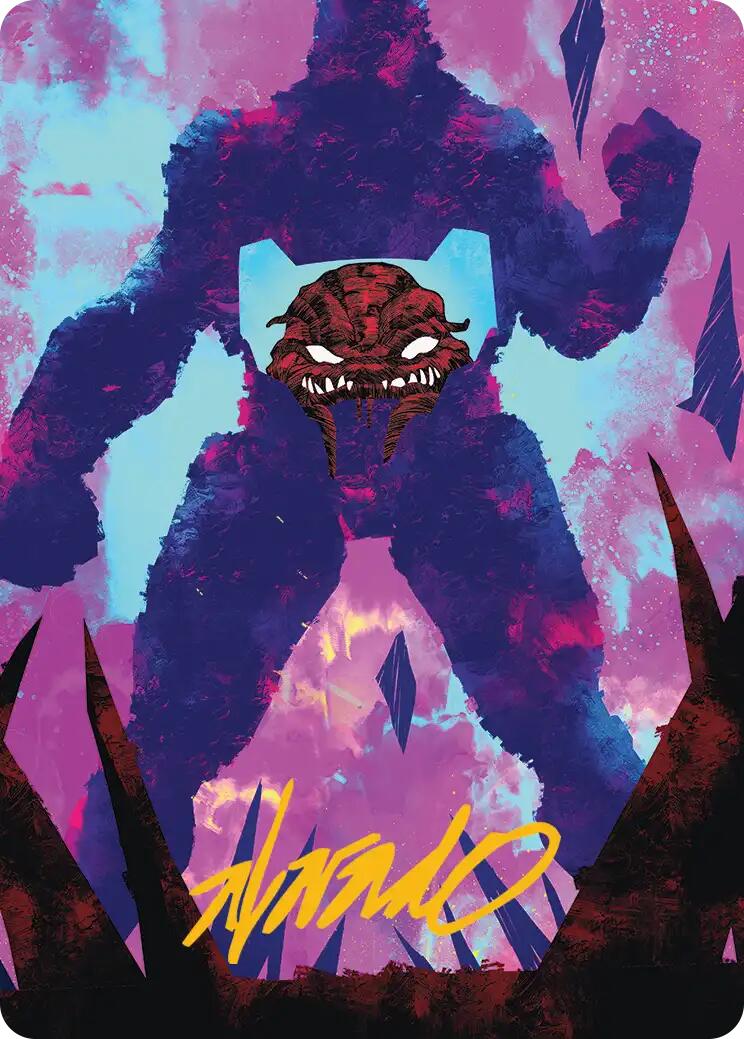 Krang, Utrom Warlord Art Card (Gold-Stamped Signature) [Teenage Mutant Ninja Turtles Art Series] | Gear Gaming Bentonville