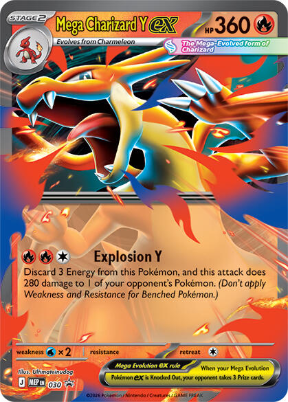 Mega Charizard Y ex (030) [Mega Evolution Promo] | Gear Gaming Bentonville