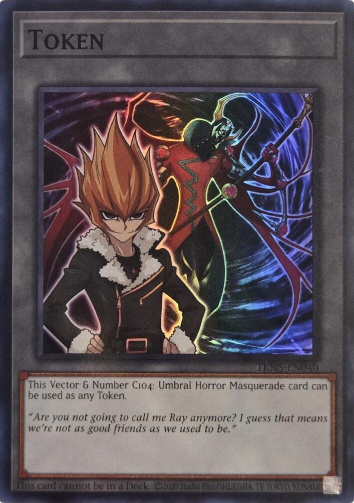 Token: Vector & Number C104: Umbral Horror Masquerade [TKN5-EN040] Super Rare | Gear Gaming Bentonville
