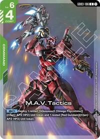M.A.V. Tactics (Premium Card Collection Gundam Assemble) (GD03-106) [Gundam Promotional Cards] | Gear Gaming Bentonville