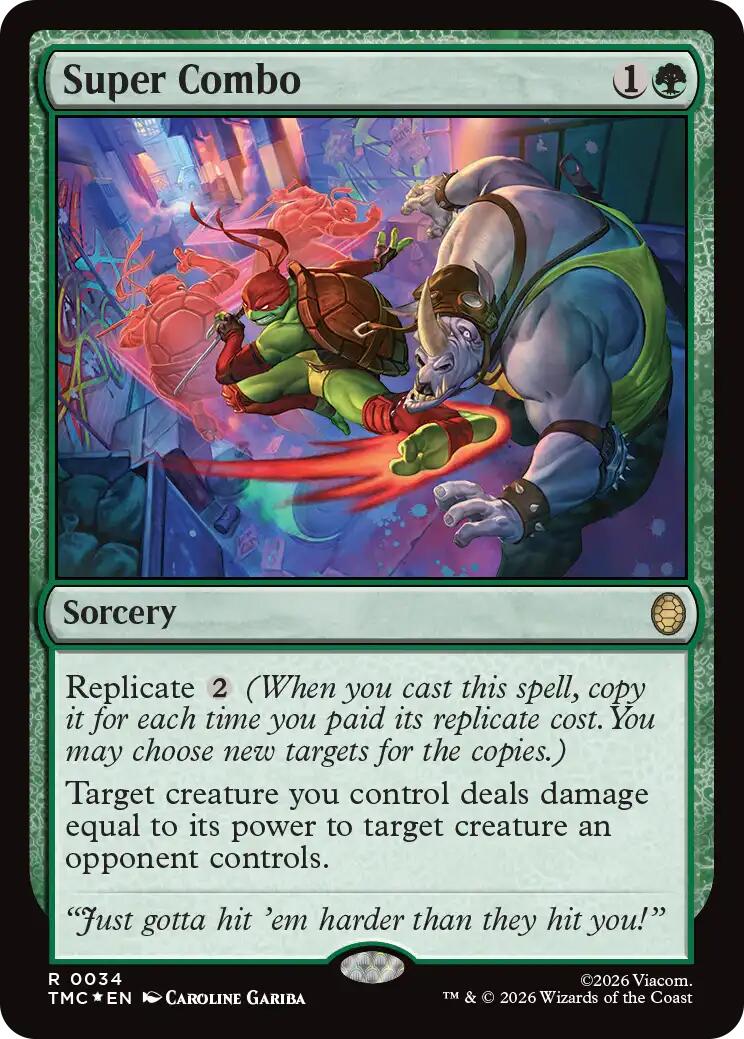 Super Combo (Surge Foil) [Teenage Mutant Ninja Turtles Commander] | Gear Gaming Bentonville