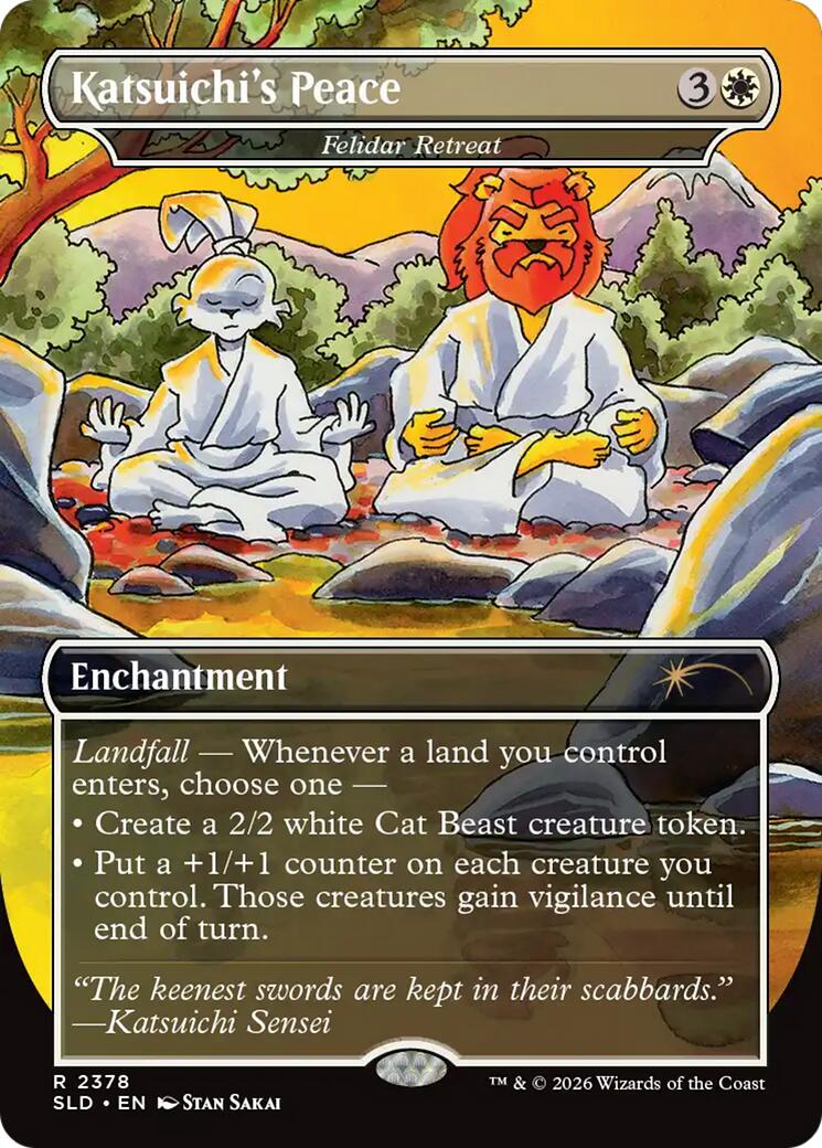 Katsuichi's Peace - Felidar Retreat [Secret Lair Drop Series] | Gear Gaming Bentonville