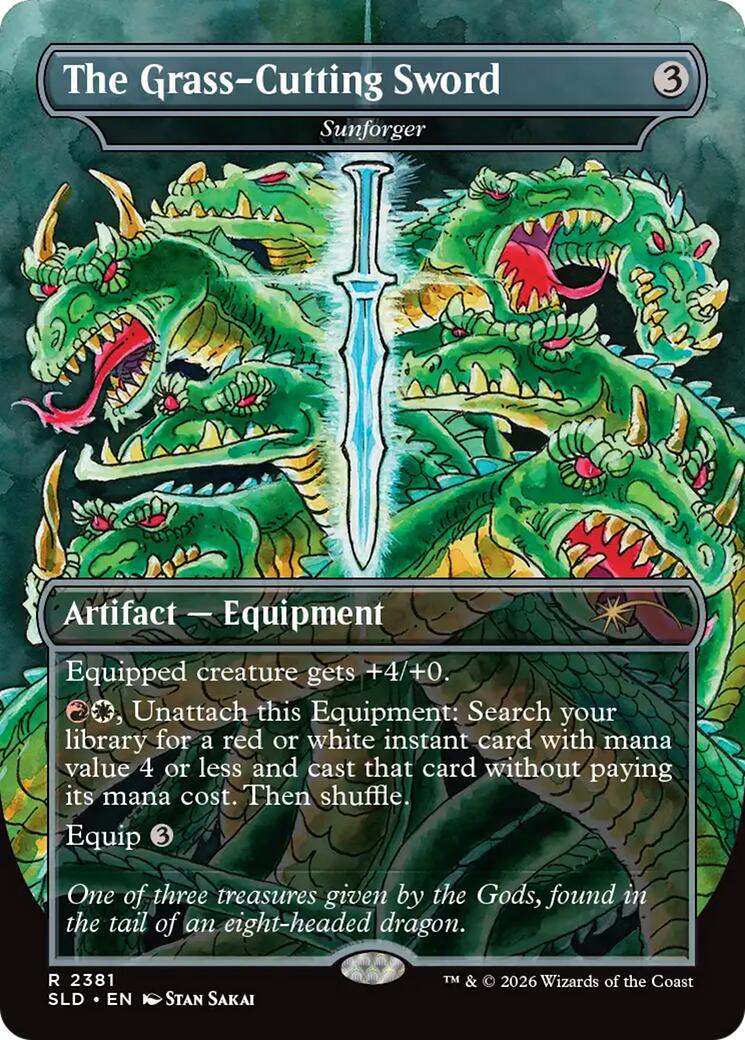 The Grass-Cutting Sword - Sunforger [Secret Lair Drop Series] | Gear Gaming Bentonville