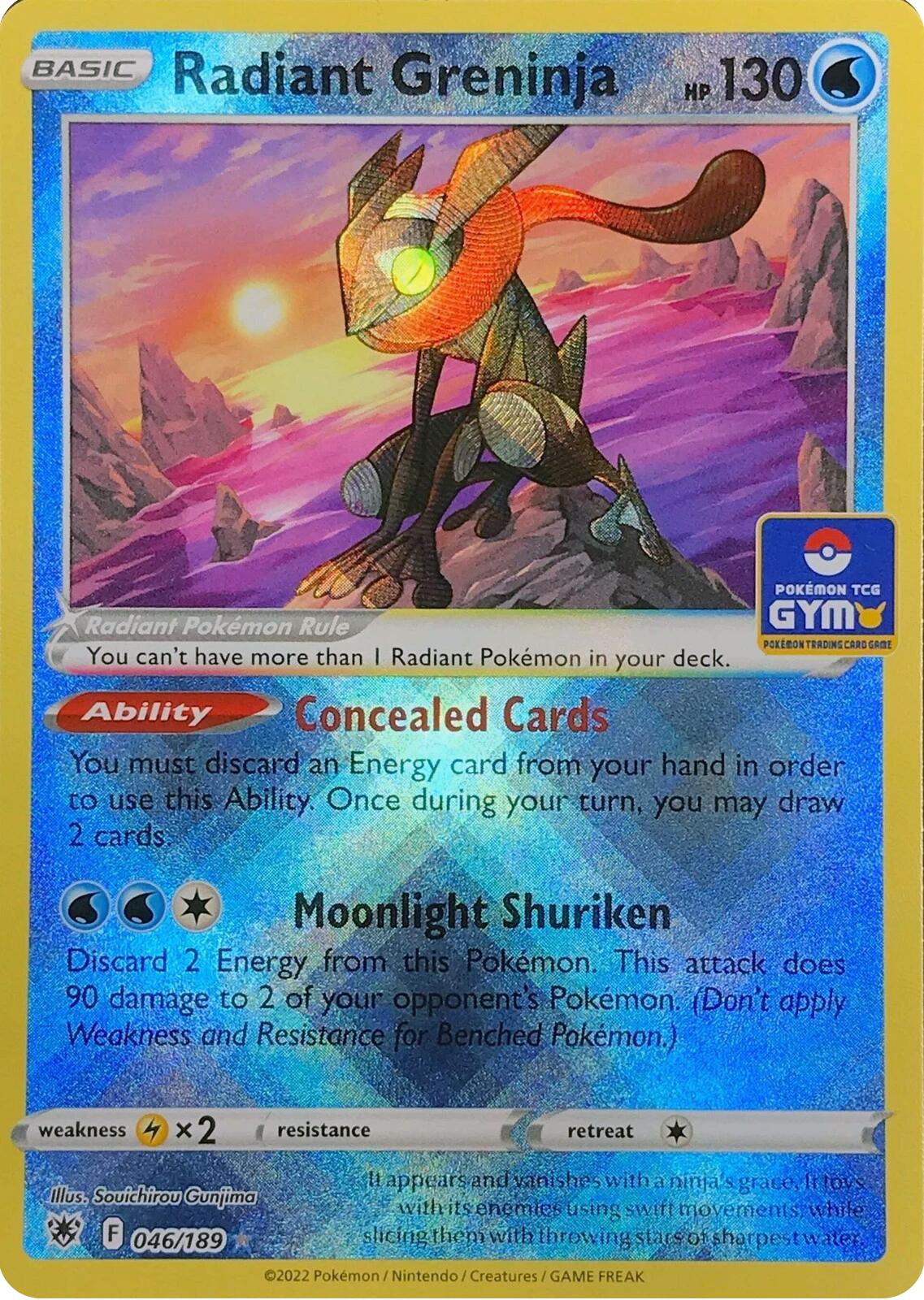 Radiant Greninja (046/189) [League & Championship Cards] | Gear Gaming Bentonville