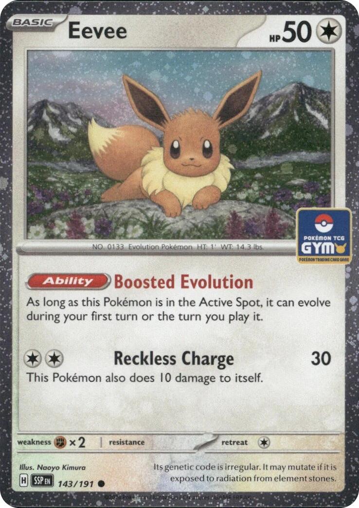 Eevee (143/191) (Southeast Asia Exclusive) [League & Championship Cards] | Gear Gaming Bentonville