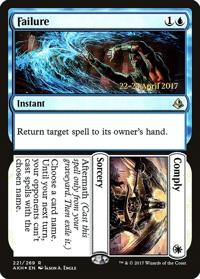Failure // Comply [Amonkhet Prerelease Promos] | Gear Gaming Bentonville