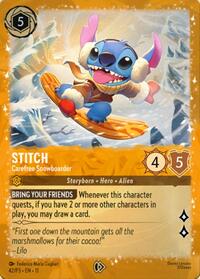 Stitch - Carefree Snowboarder (42) [Disney Lorcana Promo Cards] | Gear Gaming Bentonville