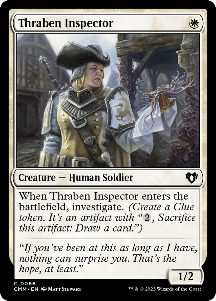 Thraben Inspector [Commander Masters] | Gear Gaming Bentonville