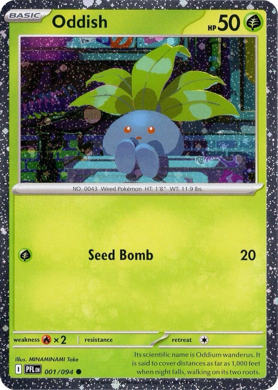 Oddish (001/094) (Cosmos Holo) [Miscellaneous Cards] | Gear Gaming Bentonville