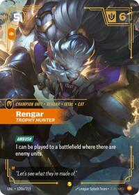 Rengar - Trophy Hunter (Alternate Art) [Unleashed] | Gear Gaming Bentonville