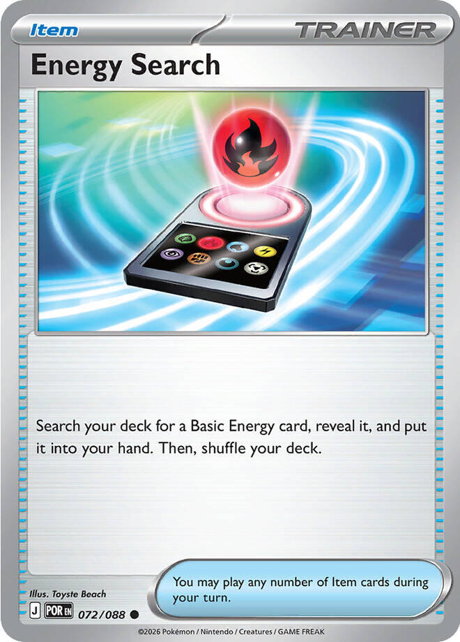 Energy Search (072/088) [Mega Evolution: Perfect Order] | Gear Gaming Bentonville