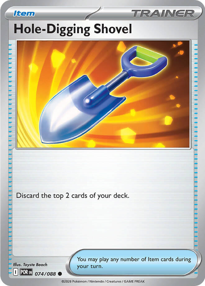 Hole-Digging Shovel (074/088) [Mega Evolution: Perfect Order] | Gear Gaming Bentonville