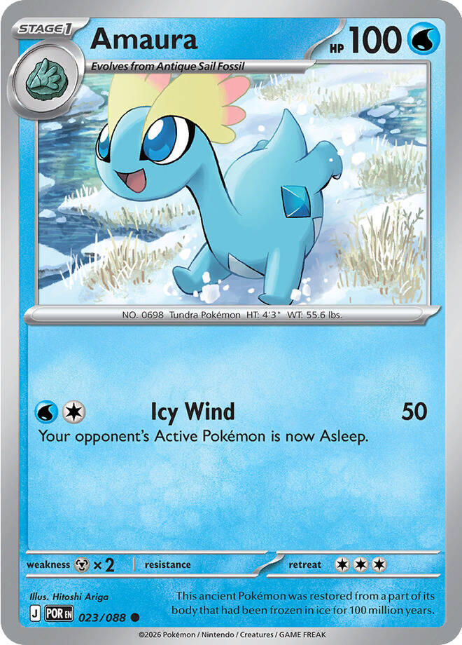 Amaura (023/088) [Mega Evolution: Perfect Order] | Gear Gaming Bentonville