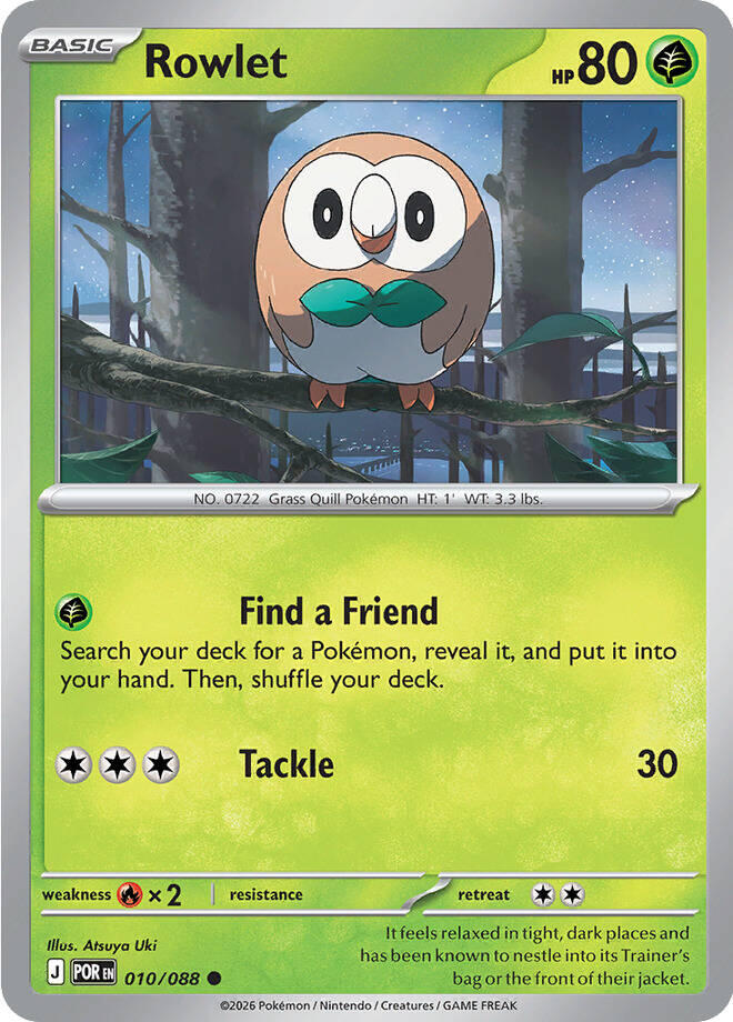 Rowlet (010/088) [Mega Evolution: Perfect Order] | Gear Gaming Bentonville