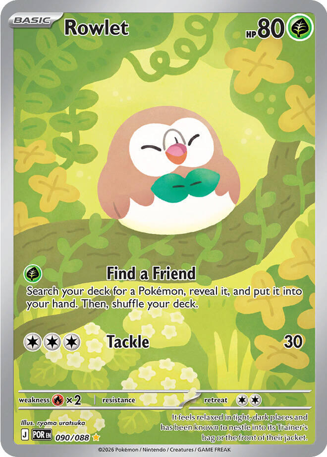 Rowlet (090/088) [Mega Evolution: Perfect Order] | Gear Gaming Bentonville