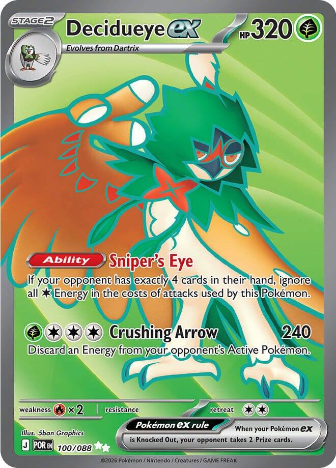 Decidueye ex (100/088) [Mega Evolution: Perfect Order] | Gear Gaming Bentonville